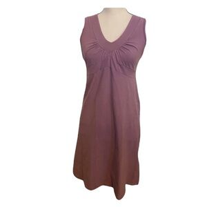 Athleta Women’s M Athletic Sleeveless Casual Purple Workout Dress Organic Cotton